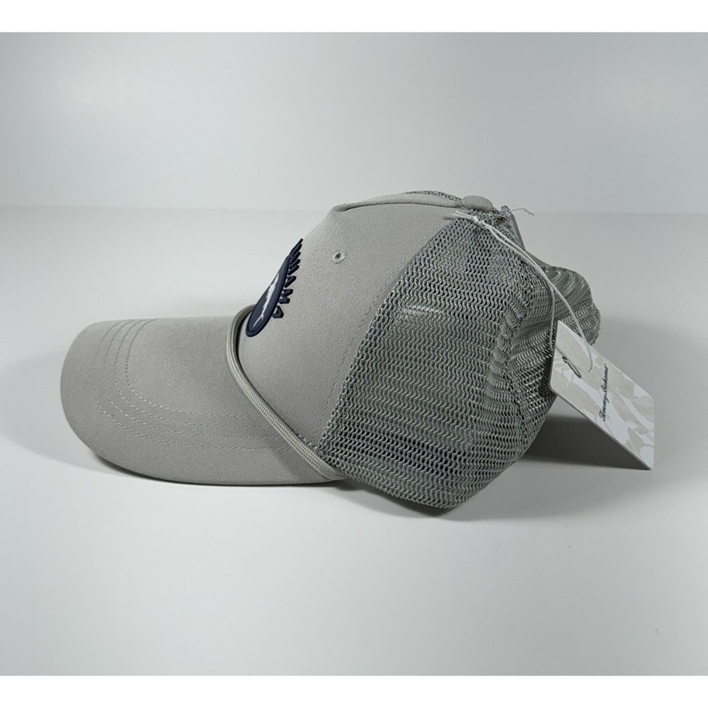 TOMMY BAHAMA "Tip Your Cap" Marlin Logo Rope Trucker Hat Gray Men's *NEW* - Picture 5 of 7